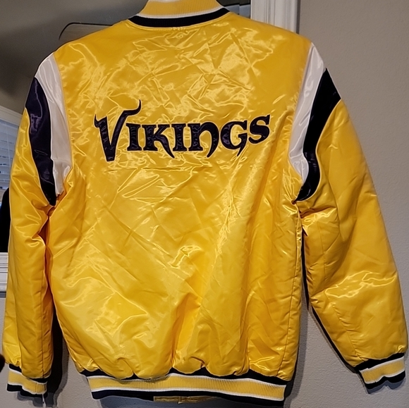 Minnesota Vikings Retro Starter Jacket Size Medium Rare NWT - Picture 8 of 8